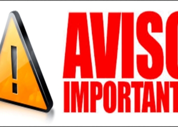 Aviso importante