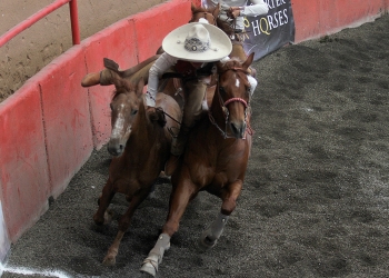 José Torres de Rancho La Biznaga logró emocionante paso de la muerte de 26 puntos al ejecutarlo acompañado por un solo arreador