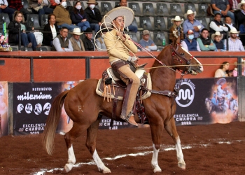 Manuel Arellano respondió con sus tres manganas a caballo y ganó 77 puntos para Tamaulipecos