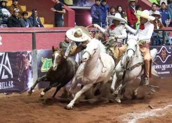 Luis Rodríguez ejecutó con habilidad el paso de la muerte que definió para competencia en favor de Sagrado Corazón