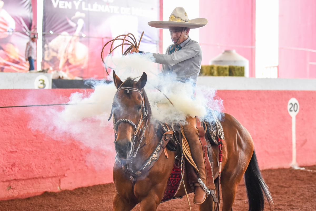 Julio Coss y León resultó el mejor elemento de Villa Oro, con 172 puntos individuales, gracias a tres piales, lazo de terna y las tres manganas a pie
