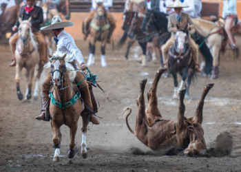 El Rosarito se llevó la primera charreada del sábado en Constituyentes